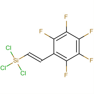 Silane, trichloro[2-(pentafluorophenyl)ethenyl]-, (E)-
