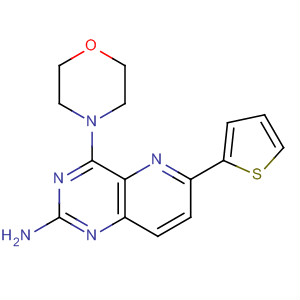 Pyrido[3,2-d]pyrimidin-2-amine, 4-(4-morpholinyl)-6-(2-thienyl)-