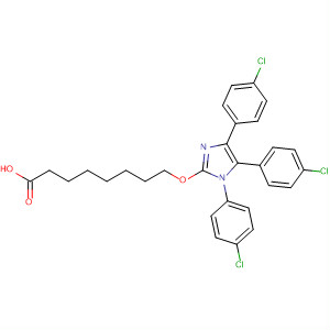 Octanoic acid, 8-[[1,4,5-tris(4-chlorophenyl)-1H-imidazol-2-yl]oxy]-