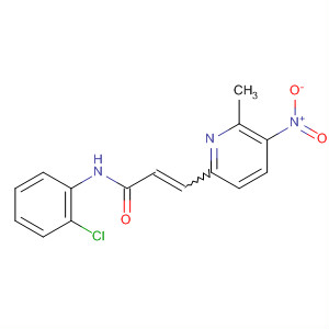 2-Propenamide, N-(2-chlorophenyl)-3-(6-methyl-5-nitro-2-pyridinyl)-