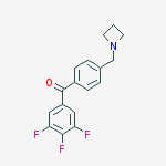4-AZETIDINOMETHYL-3,4,5-TRIFLUOROBENZOPHENONE