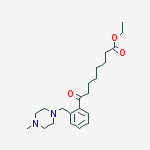 ETHYL 8-[2-(4-METHYLPIPERAZINOMETHYL)PHENYL]-8-OXOOCTANOATE