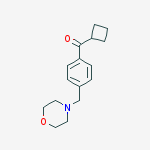 CYCLOBUTYL 4-(MORPHOLINOMETHYL)PHENYL KETONE