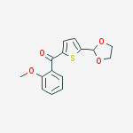 5-(1,3-DIOXOLAN-2-YL)-2-(2-METHOXYBENZOYL)THIOPHENE