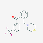 2-THIOMORPHOLINOMETHYL-3-TRIFLUOROMETHYLBENZOPHENONE