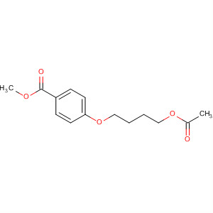 Benzoic acid, 4-[4-(acetyloxy)butoxy]-, methyl ester