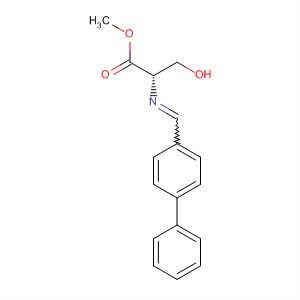 L-Serine, N-([1,1'-biphenyl]-4-ylmethylene)-, methyl ester