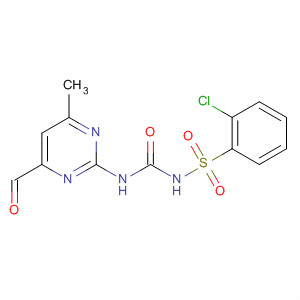 Benzenesulfonamide,2-chloro-N-[[(4-formyl-6-methyl-2-pyrimidinyl)amino]carbonyl]-