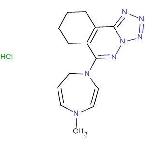 Tetrazolo[5,1-a]phthalazine,6-(hexahydro-4-methyl-1H-1,4-diazepin-1-yl)-7,8,9,10-tetrahydro-,hydrochloride
