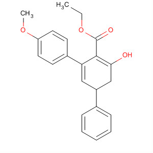 1,5-Cyclohexadiene-1-carboxylic acid,2-hydroxy-6-(4-methoxyphenyl)-4-phenyl-, ethyl ester
