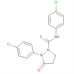 1-Pyrazolidinecarbothioamide, N,2-bis(4-chlorophenyl)-3-oxo-