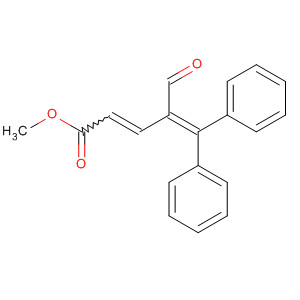 2,4-Pentadienoic acid, 4-formyl-5,5-diphenyl-, methyl ester