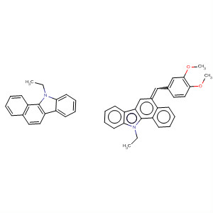 11H-Benzo[a]carbazole,5,5'-[(3,4-dimethoxyphenyl)methylene]bis[11-ethyl-