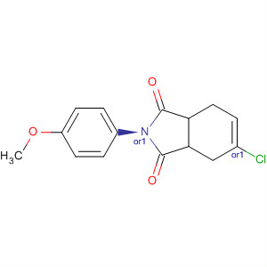 1H-Isoindole-1,3(2H)-dione,5-chloro-3a,4,7,7a-tetrahydro-2-(4-methoxyphenyl)-, cis-