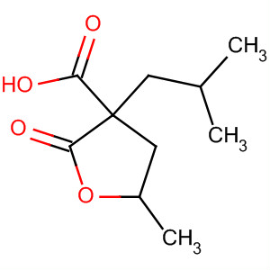 3-Furancarboxylic acid, tetrahydro-5-methyl-3-(2-methylpropyl)-2-oxo-