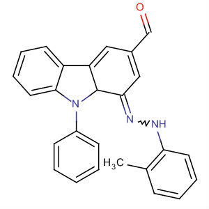 9H-Carbazole-3-carboxaldehyde, 9-phenyl-, methylphenylhydrazone