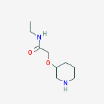 acetamide, N-ethyl-2-(3-piperidinyloxy)-