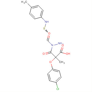 Propanoic acid, 2-(4-chlorophenoxy)-,2-[[(4-methylphenyl)amino]thioxomethyl]hydrazide