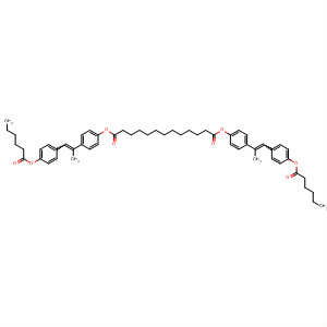 Tridecanedioic acid,bis[4-[1-methyl-2-[4-[(1-oxohexyl)oxy]phenyl]ethenyl]phenyl] ester