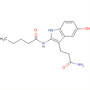 1H-Indole-3-propanamide, 5-hydroxy-a-[(1-oxopentyl)amino]-