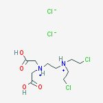 N,N-bis(carboxymethyl)-N',N'-bis(2-chloroethyl)ethane-1,2-diaminium dichloride