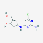 4-[(2-amino-6-chloropyrimidin-4-yl)amino]-2-(hydroxymethyl)cyclopentanol