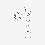 2-(4-cyclohexylphenyl)-5-methyl-1-phenyl-1H-pyrrole