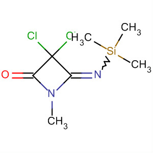 2-Azetidinone, 3,3-dichloro-1-methyl-4-[(trimethylsilyl)imino]-