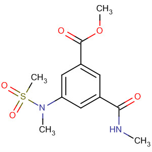 Benzoic acid,3-[(methylamino)carbonyl]-5-[methyl(methylsulfonyl)amino]-, methylester