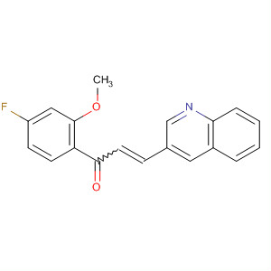 2-Propen-1-one, 1-(4-fluoro-2-methoxyphenyl)-3-(3-quinolinyl)-