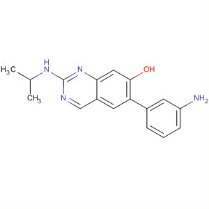 7-Quinazolinol, 6-(3-aminophenyl)-2-[(1-methylethyl)amino]-