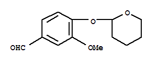 3-methoxy-4-[(tetrahydro-2H-pyran-2-yl)oxy]benzaldehyde