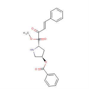 L-Proline, 4-(benzoyloxy)-1-[(2E)-1-oxo-3-phenyl-2-propenyl]-, methylester, (4R)-