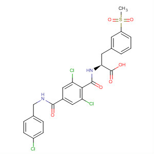 L-Phenylalanine,N-[2,6-dichloro-4-[[[(4-chlorophenyl)methyl]amino]carbonyl]benzoyl]-3-(methylsulfonyl)-