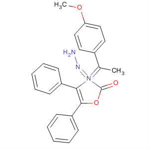 2(3H)-Oxazolone, 4,5-diphenyl-,[1-(4-methoxyphenyl)ethylidene]hydrazone