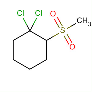 Cyclohexane, 1,1-dichloro-2-(methylsulfonyl)-