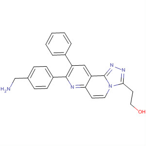 1,2,4-Triazolo[3,4-f][1,6]naphthyridine-3-ethanol,8-[4-(aminomethyl)phenyl]-9-phenyl-