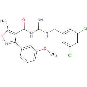 4-Isoxazolecarboxamide,N-[[[(3,5-dichlorophenyl)methyl]amino]iminomethyl]-3-(3-methoxyphenyl)-5-methyl-