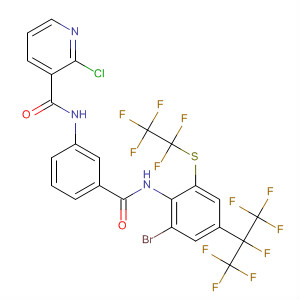 3-Pyridinecarboxamide,N-[3-[[[2-bromo-6-[(1,1,2,2,2-pentafluoroethyl)thio]-4-[1,2,2,2-tetrafluoro-1-(trifluoromethyl)ethyl]phenyl]amino]carbonyl]phenyl]-2-chloro-
