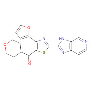 Methanone,[4-(2-furanyl)-2-(3H-imidazo[4,5-c]pyridin-2-yl)-5-thiazolyl](tetrahydro-2H-pyran-4-yl)-