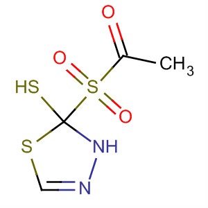 1,3,4-Thiadiazole-2-thiol, 2-(acetylsulfonyl)-2,3-dihydro-