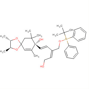 1,4-Dioxaspiro[4.5]dec-6-en-8-ol,8-[(1E,3E)-3-[[[(1,1-dimethylethyl)diphenylsilyl]oxy]methyl]-5-hydroxy-1,3-pentadien-1-yl]-2,3,7,9,9-pentamethyl-, (2S,3S,8S)-
