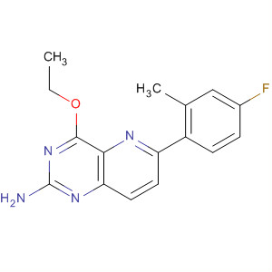 Pyrido[3,2-d]pyrimidin-2-amine, 4-ethoxy-6-(4-fluoro-2-methylphenyl)-