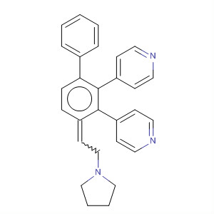 Pyridine, 4,4'-[[2-(1-pyrrolidinyl)ethylidene]di-4,1-phenylene]bis-