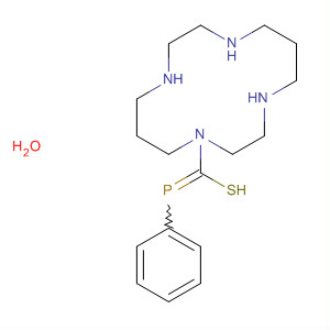 Phosphinothioic acid, P-phenyl-P-1,4,8,11-tetraazacyclotetradec-1-yl-,hydrate (1:1)