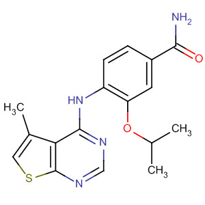 Benzamide,3-(1-methylethoxy)-4-[(5-methylthieno[2,3-d]pyrimidin-4-yl)amino]-