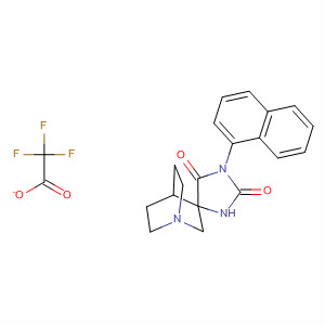 Spiro[1-azabicyclo[2.2.2]octane-3,4'-imidazolidine]-2',5'-dione,1'-(1-naphthalenyl)-, 2,2,2-trifluoroacetate (1:1)