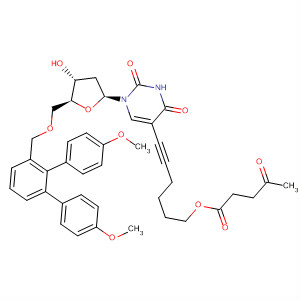 Uridine,5'-O-[bis(4-methoxyphenyl)phenylmethyl]-2'-deoxy-5-[6-[(1,4-dioxopentyl)oxy]-1-hexyn-1-yl]-