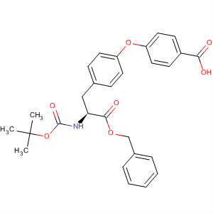 L-Tyrosine, O-(4-carboxyphenyl)-N-[(1,1-dimethylethoxy)carbonyl]-,phenylmethyl ester
