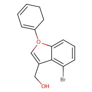 3-Benzofuranmethanol, 7-bromo-2,3-dihydro-3-phenyl-